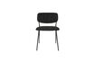 Miniature Black bouclé dining chair Jolien 10