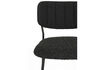 Miniature Black bouclé dining chair Jolien 15