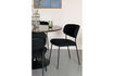 Miniature Black bouclé dining chair Jolien 5