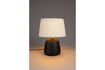 Miniature Black ceramic table lamp Renzo 1