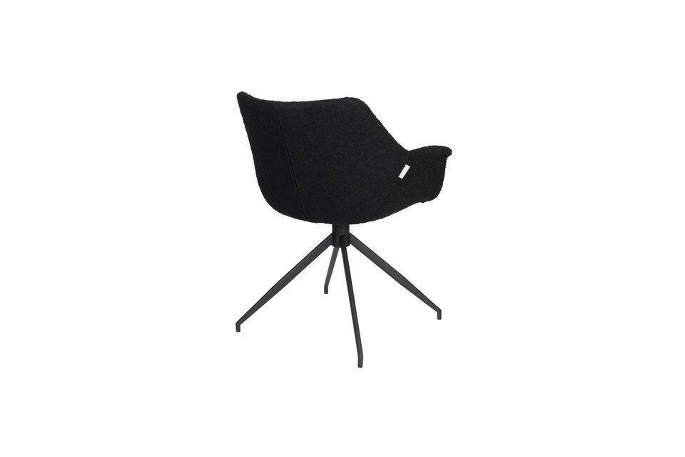 Choose the Doulton Black Fabric Armchair if you\'re looking for furniture that\'s as practical as it