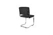 Miniature Black fabric chair Ridge Kink Rib 13