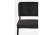 Miniature Black fabric chair Ridge Kink Soft 8