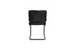 Miniature Black fabric chair Ridge Soft 7