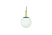 Miniature Black glass pendant 18 cm Orion 7