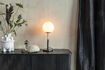 Miniature Black glass table lamp Orion 1