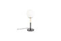 Miniature Black glass table lamp Orion Clipped