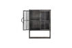 Miniature Black Iron Cabinet L46xH61 cm Sindre 3