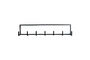 Miniature Black Iron Coat Rack 60 cm HDRack Clipped