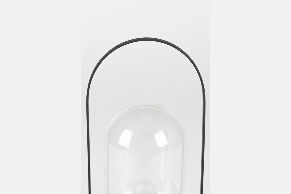 Its classic black color and sleek iron design add a contemporary touch to your decor