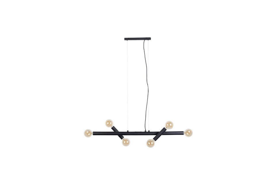 Choose elegance with the Hawk suspension in black iron.
