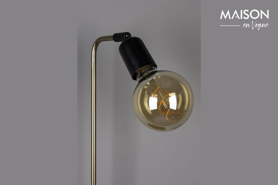 The rod hangs from a U-shaped bracket that offers space for small items or decorations