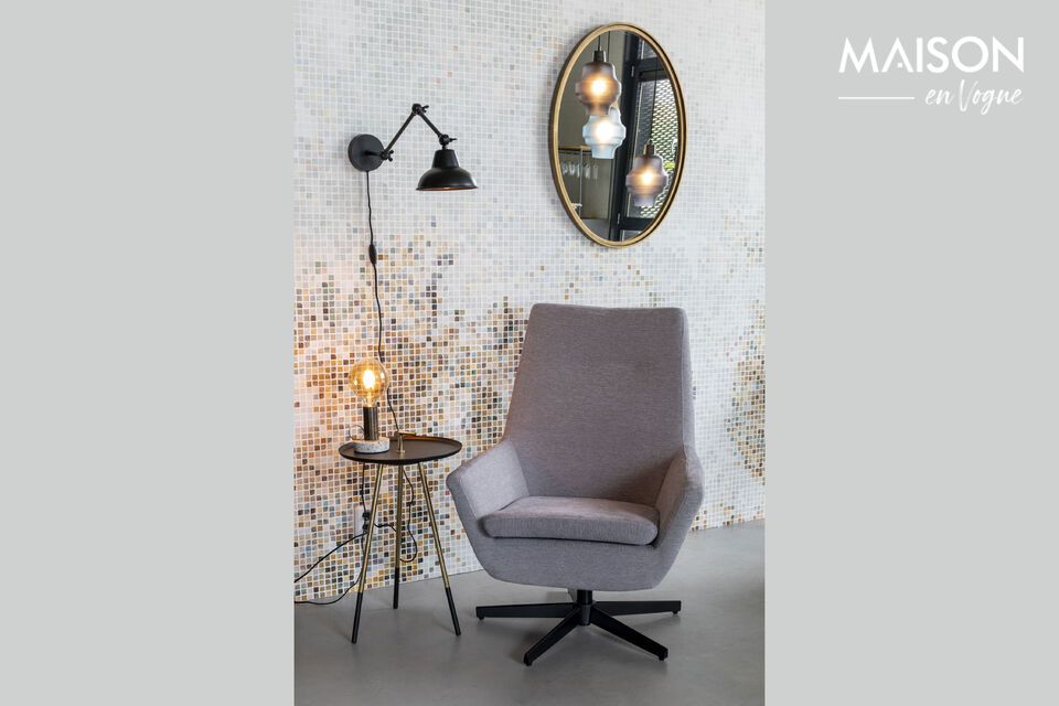 The elegance of black and iron for stylish lighting.