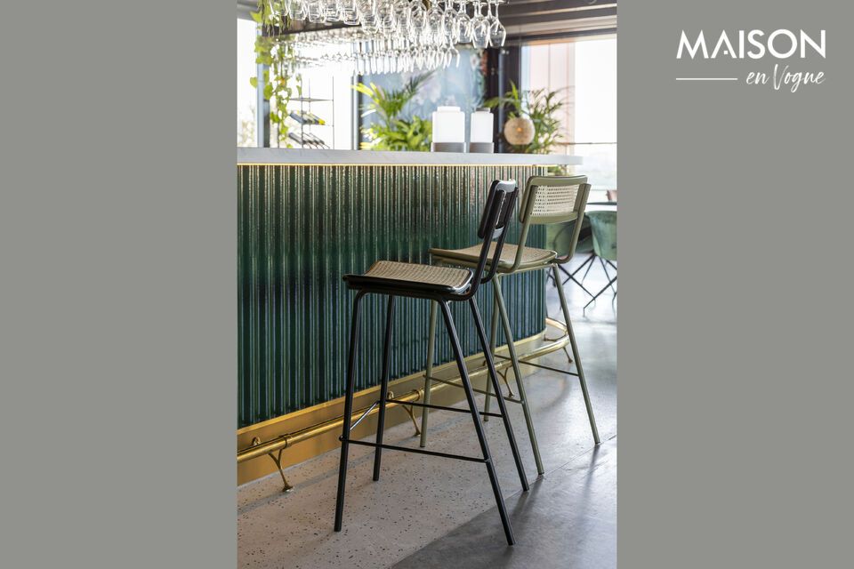 Add sparkle to your space with the Jort Chair, in rattan.
