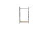 Miniature Black metal closet Structure Clipped