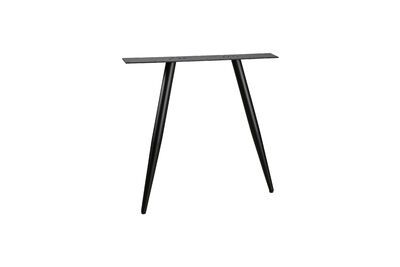 Black metal conical base Tablo