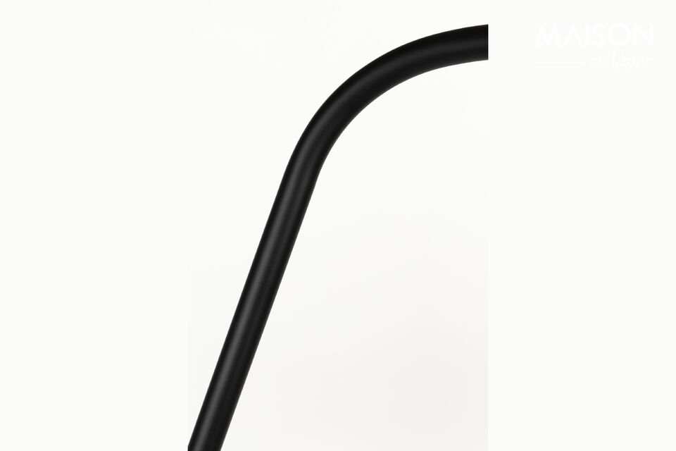 Crafted with a coloured metal tube frame and a metal base