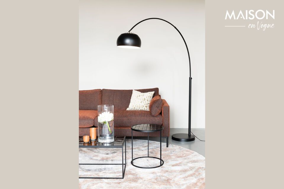 This floor lamp combines functionality and aesthetics to meet your lighting needs while enhancing