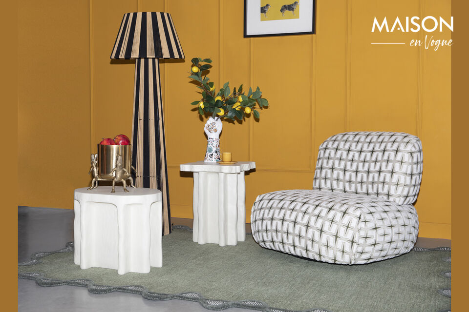 Stripe it up! With this floor and table lamp from Bold Monkey