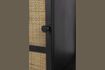 Miniature Black metal low bar cabinet Guuji 5