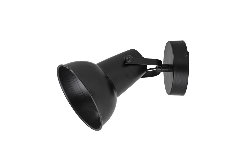 Black metal wall lamp Nikos Bloomingville