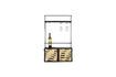 Miniature Black metal wall shelf Guuji 2