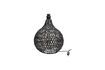 Miniature Black rattan lamp Macy 1