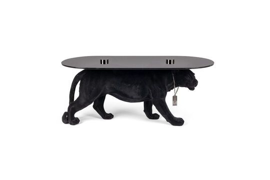 Black resin coffee table Dope As Hell Clipped