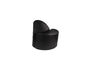 Miniature Black spotted recycled plastic armchair Bloom Clipped