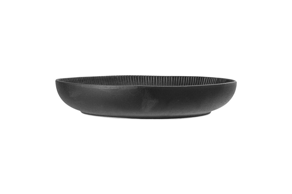 Due to a metal component in the glaze