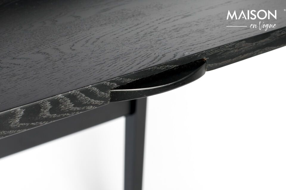 Discover the Barbier black wood desk