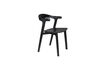 Miniature Black wood dining chair Northwood 1