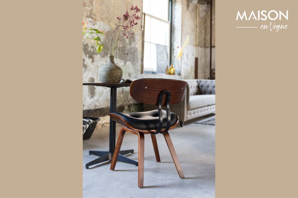 Black Wood sedia marrone DutchBone