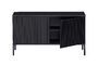 Miniature Black wood tv stand New Clipped