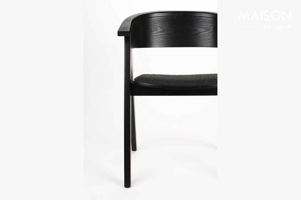 Black wooden armchair NDSM Ndsm - 21