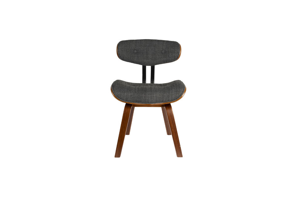 Black wooden chair Blackwood - 7