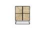 Miniature Black wooden chest of drawers Guuji Clipped