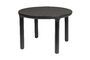 Miniature Black wooden coffee table Storm Clipped