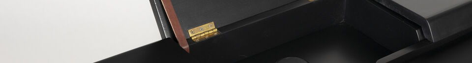 Material Details Black wooden desk Kaat