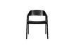 Miniature Black wooden dining armchair Westlake 5