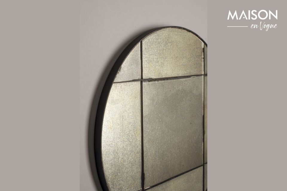Discover the timeless elegance of the Madi Black Wooden Mirror