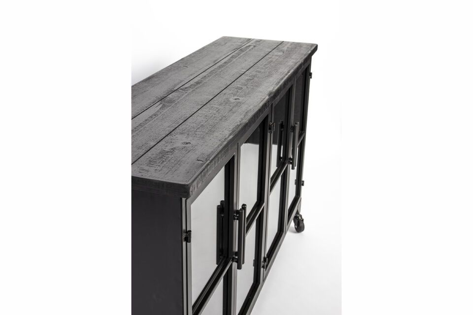 Made from sturdy black wood