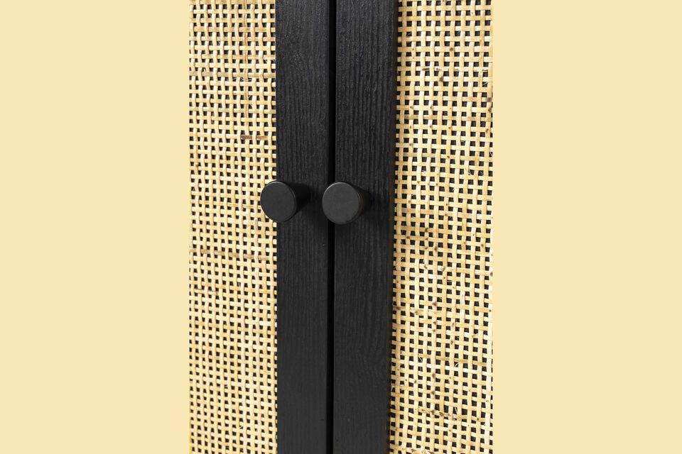 Black wooden sideboard Guuji - 8