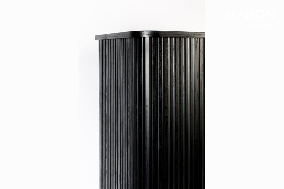 Black wooden storage cabinet Barbier - 8