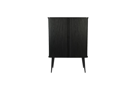 Black wooden storage cabinet Barbier Clipped