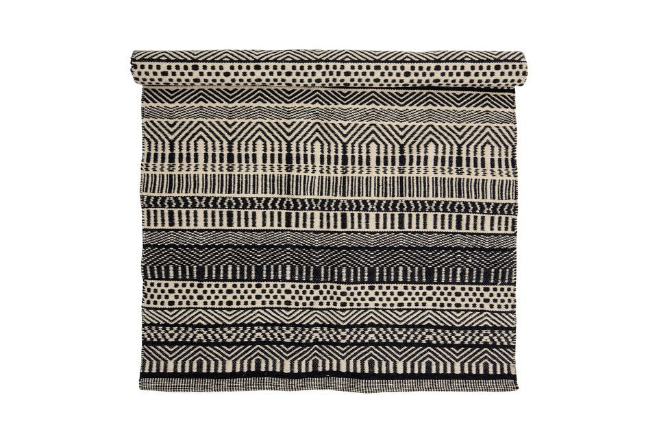 Black wool carpet Joob Bloomingville