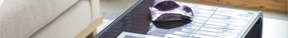 Materialbeschreibung Blauer Couchtisch Tiles