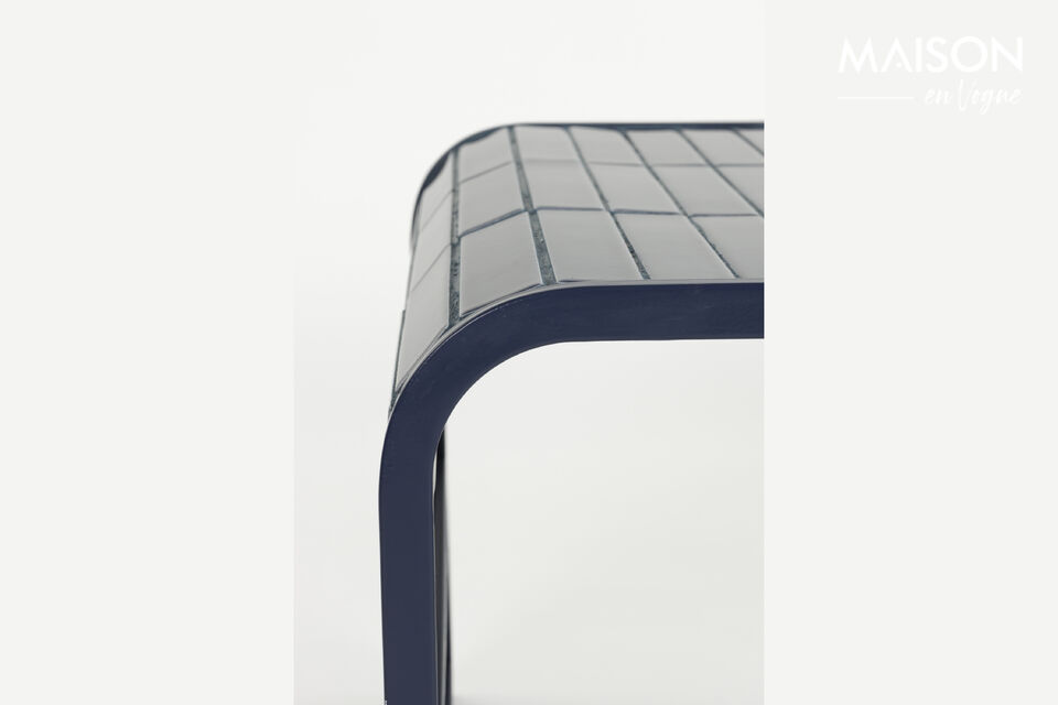 Blauwe salontafel Tiles - 7