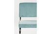 Miniatuur Blauwe stoffen stoel Ridge Kink Rib 21