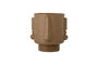 Miniatuur Bloempot 20,5x22,5 cm van bruin steengoed Guxim Productfoto